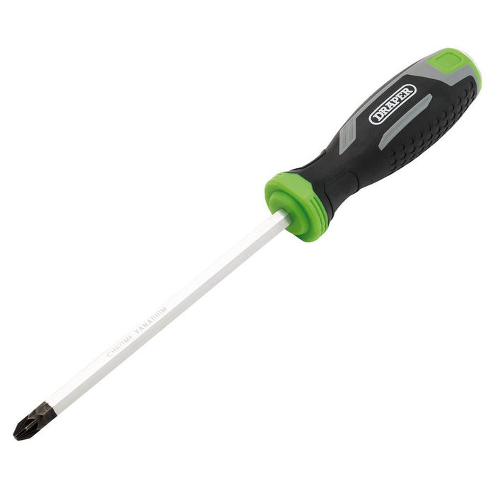 Draper PZ3 x 150mm Pozi Pound Thru Soft Grip Screwdriver