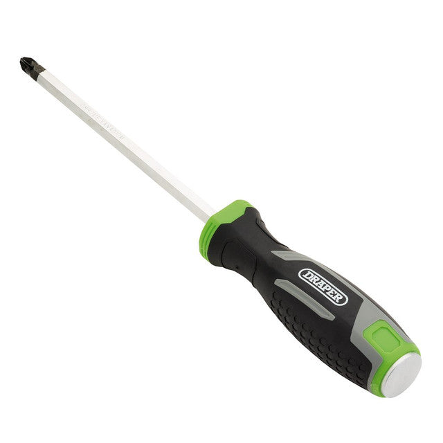 Draper PZ3 x 150mm Pozi Pound Thru Soft Grip Screwdriver