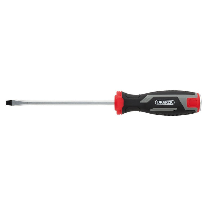Draper 5.5 x 125mm Slotted Pound Thru Soft Grip Screwdriver