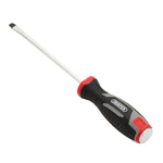 Draper 6.5 x 150mm Slotted Pound Thru Soft Grip Screwdriver