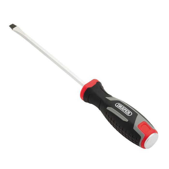 Draper 6.5 x 150mm Slotted Pound Thru Soft Grip Screwdriver
