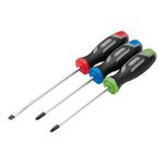 Draper Pound Thru Soft Grip Screwdriver Set 3 Piece