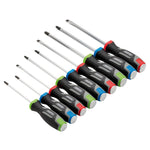 Draper Pound Thru Soft Grip Screwdriver Set 9 Piece