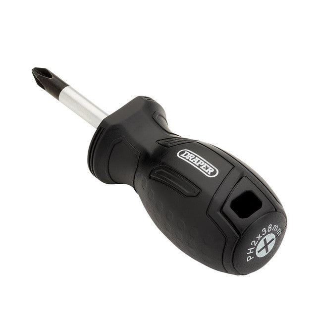 Draper PH2 x 38mm Phillips Hard Grip Screwdriver