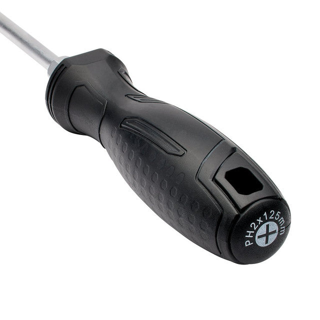 Draper PH2 x 125mm Phillips Hard Grip Screwdriver