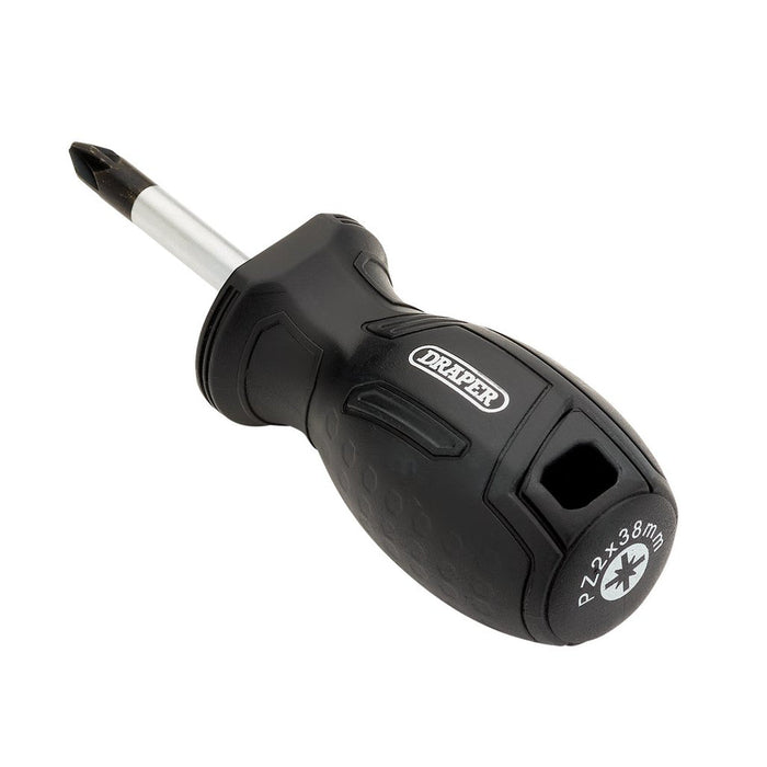 Draper PZ2x38mm Pozi Hard Grip Screwdriver