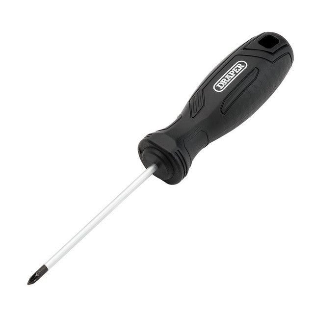 Draper PZ0x75mm Pozi Hard Grip Screwdriver