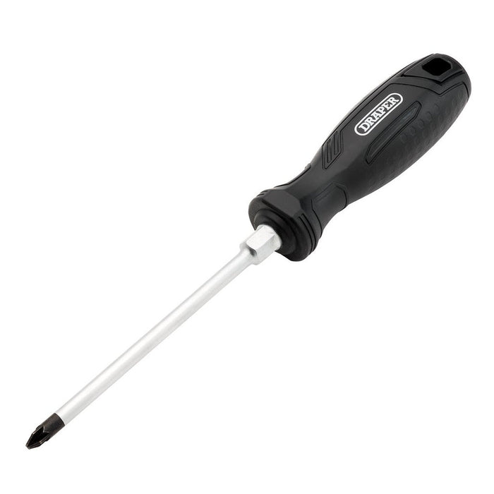 Draper PZ2 x 125mm Pozi Hard Grip Screwdriver