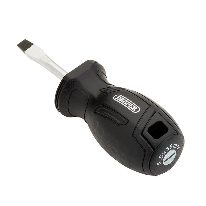 Draper 5.5x38mm Slotted Hard Grip Screwdriver