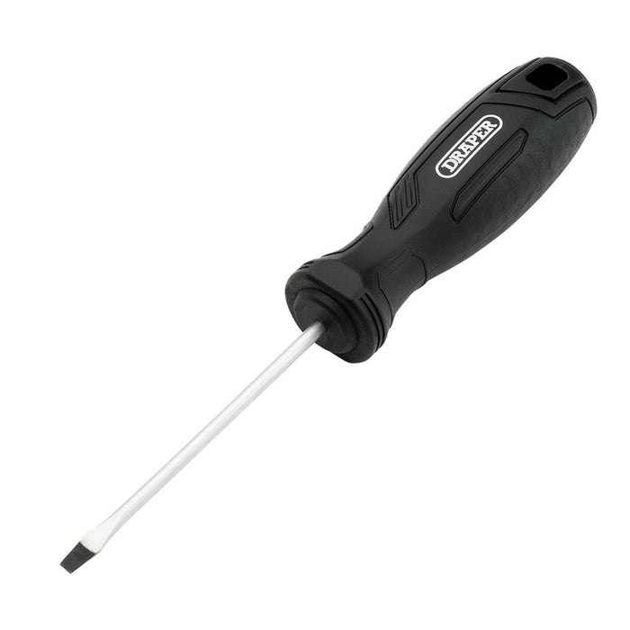 Draper 3x75mm Slotted Hard Grip Screwdriver