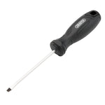 Draper 4 x 100mm Slotted Hard Grip Screwdriver
