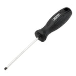 Draper 4 x 100mm Slotted Parallel Hard Grip Screwdriver