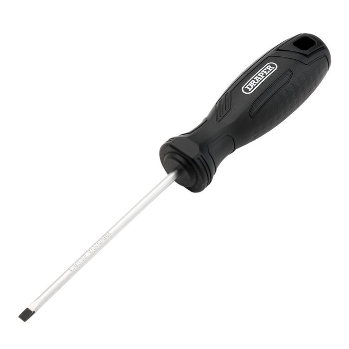 Draper 4 x 100mm Slotted Parallel Hard Grip Screwdriver