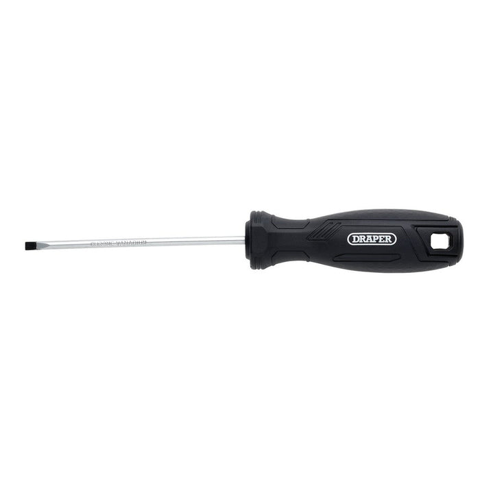 Draper 4 x 100mm Slotted Parallel Hard Grip Screwdriver