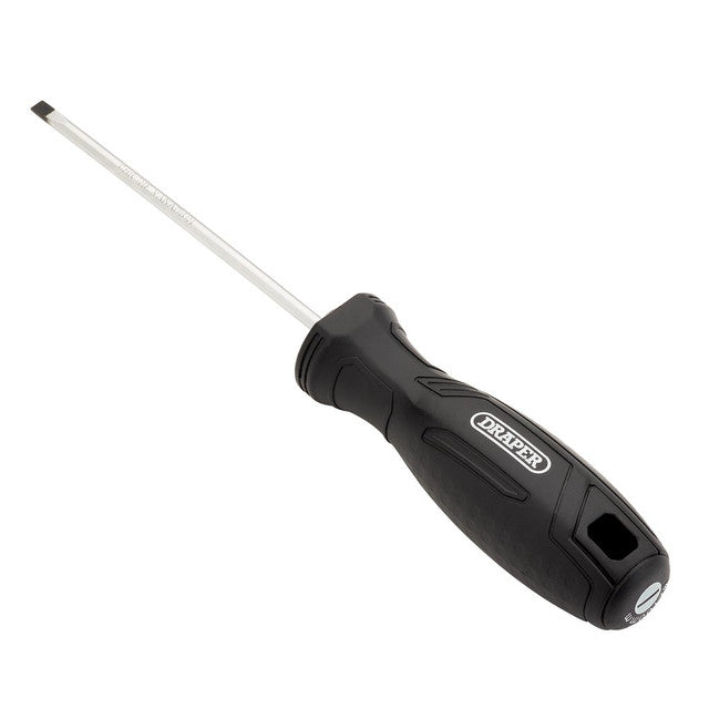 Draper 4 x 100mm Slotted Parallel Hard Grip Screwdriver