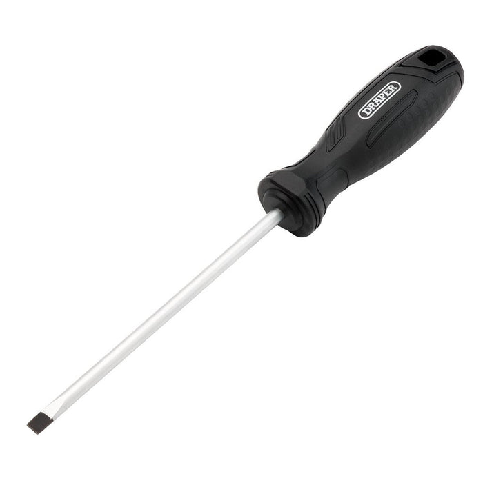 Draper 5.5 x 125mm Slotted Parallel Hard Grip Screwdriver