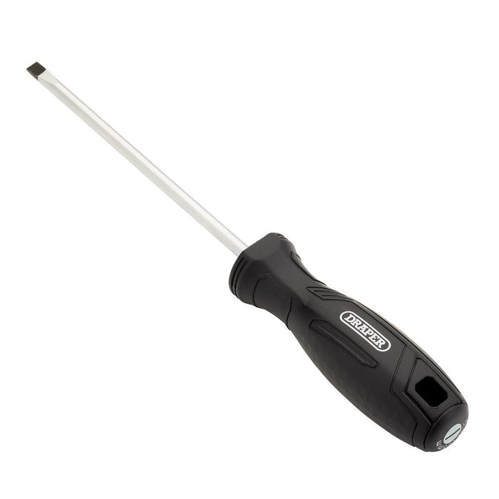 Draper 5.5 x 125mm Slotted Parallel Hard Grip Screwdriver