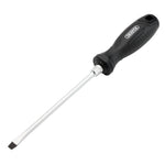 Draper 6.5 x 150mm Slotted Hard Grip Screwdriver
