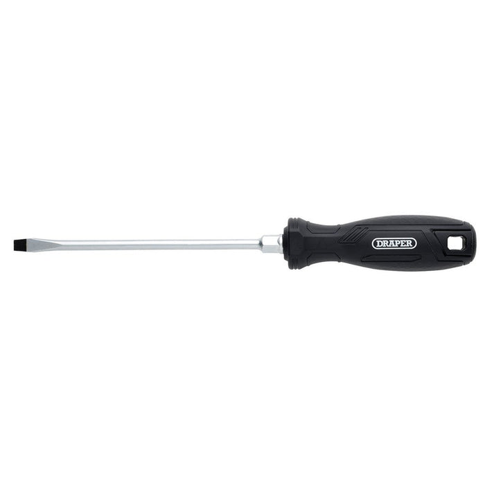 Draper 6.5 x 150mm Slotted Hard Grip Screwdriver