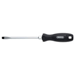 Draper 8 x 150mm Slotted Hard Grip Screwdriver