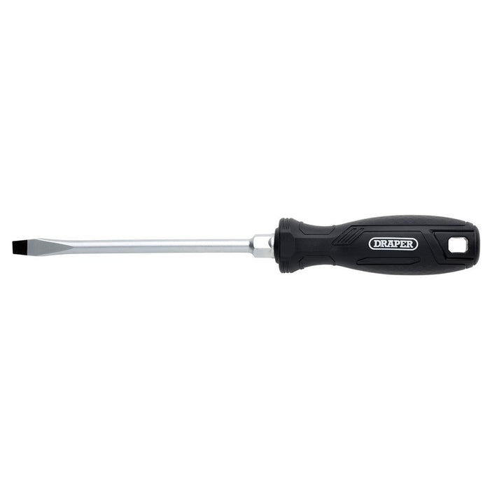 Draper 8 x 150mm Slotted Hard Grip Screwdriver