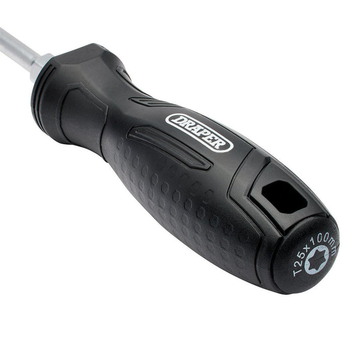 Draper T25 x 100mm TX-Star Torx Hard Grip Screwdriver