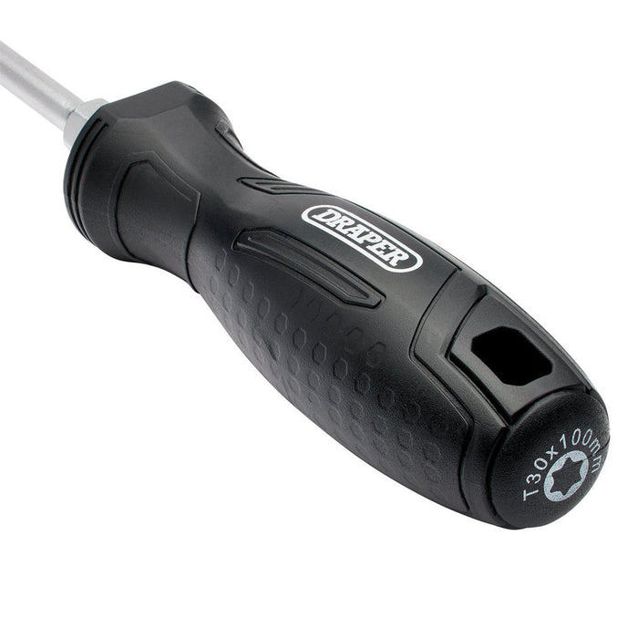 Draper T30 x 100mm TX-Star Torx Hard Grip Screwdriver