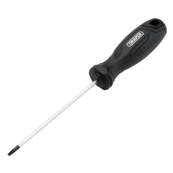 Draper T10H x 100mm Tamper-Resistant Torx Hard Grip Screwdriver