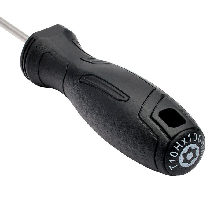 Draper T10H x 100mm Tamper-Resistant Torx Hard Grip Screwdriver