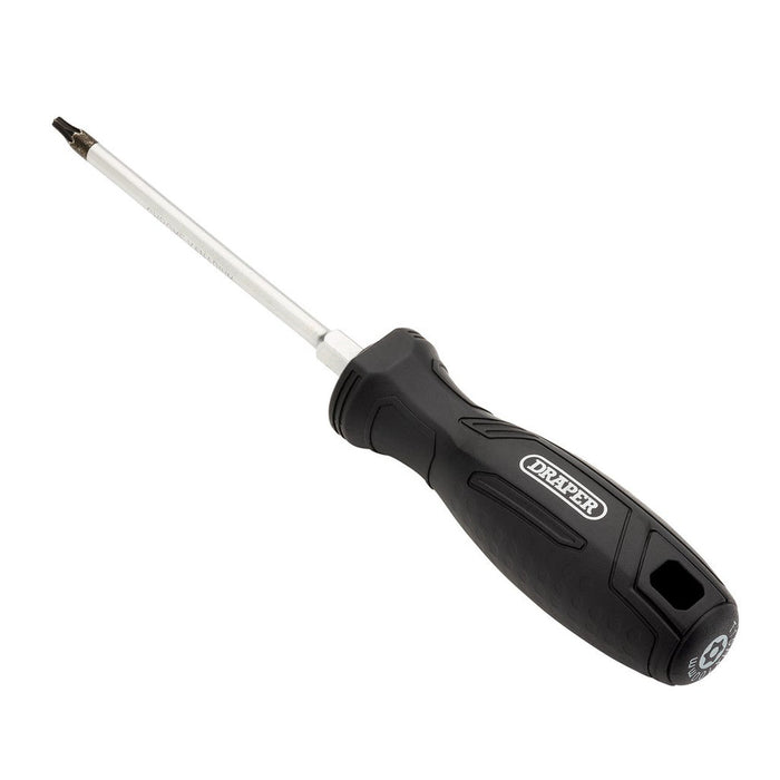 Draper T15H x 100mm Tamper-Resistant Torx Hard Grip Screwdriver