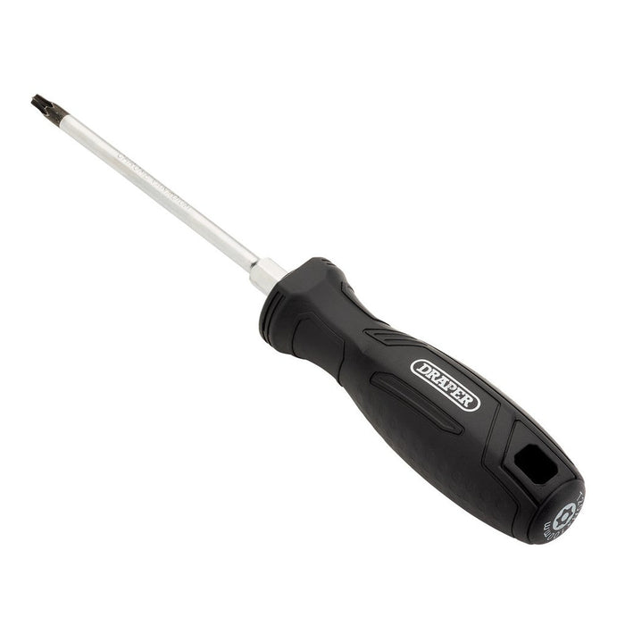 Draper T20H x 100mm Tamper-Resistant Torx Hard Grip Screwdriver