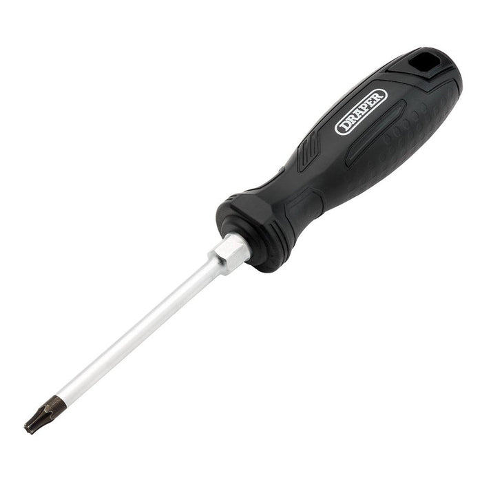 Draper T25H x 100mm Tamper-Resistant Torx Hard Grip Screwdriver