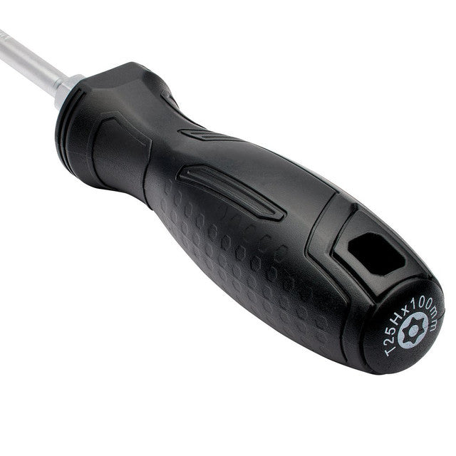 Draper T25H x 100mm Tamper-Resistant Torx Hard Grip Screwdriver