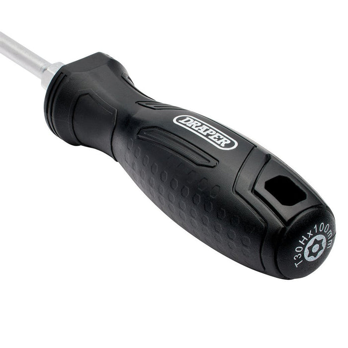 Draper T30H x 100mm Tamper-Resistant Torx Hard Grip Screwdriver