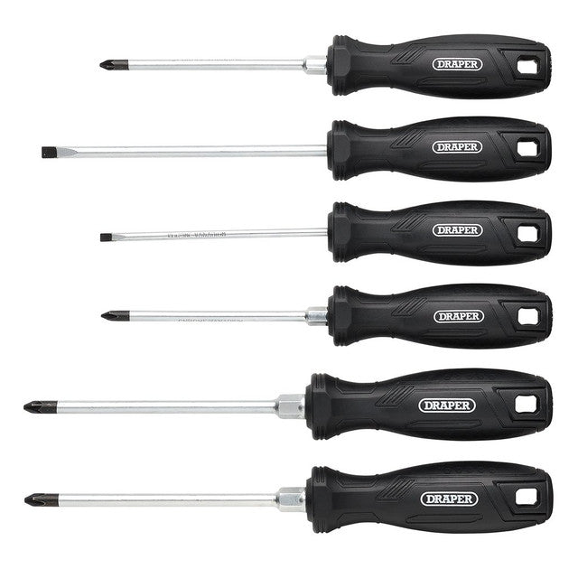 Draper Hard Grip Screwdriver Set 6 Piece