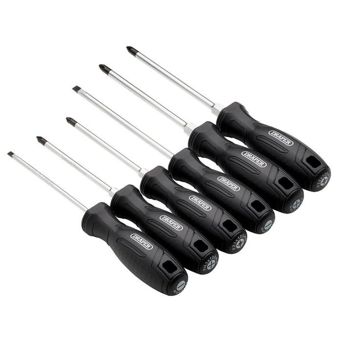 Draper Hard Grip Screwdriver Set 6 Piece