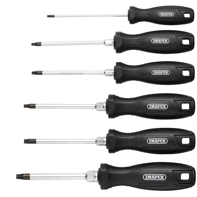 Draper TX-Star Hard Grip Screwdriver Set 6 Piece