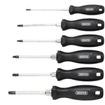 Draper TX-Star Tamperproof Hard Grip Screwdriver Set 6 Piece