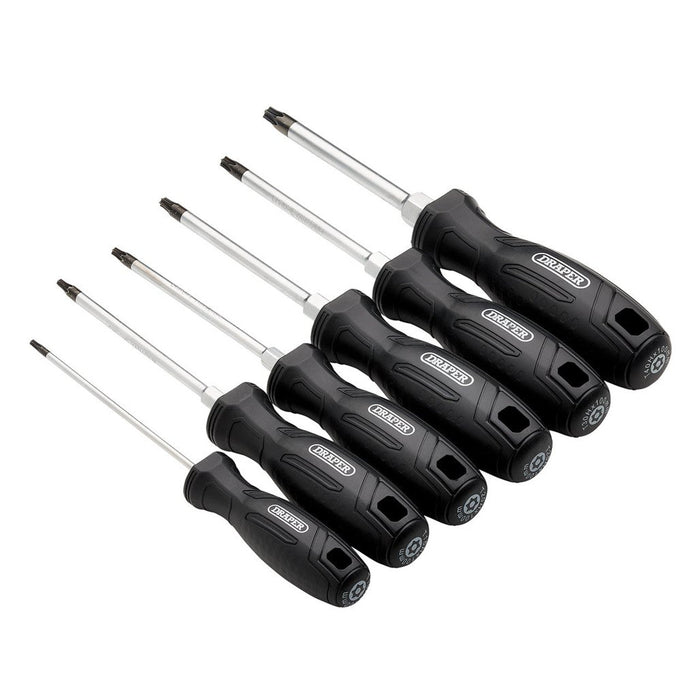 Draper TX-Star Tamperproof Hard Grip Screwdriver Set 6 Piece