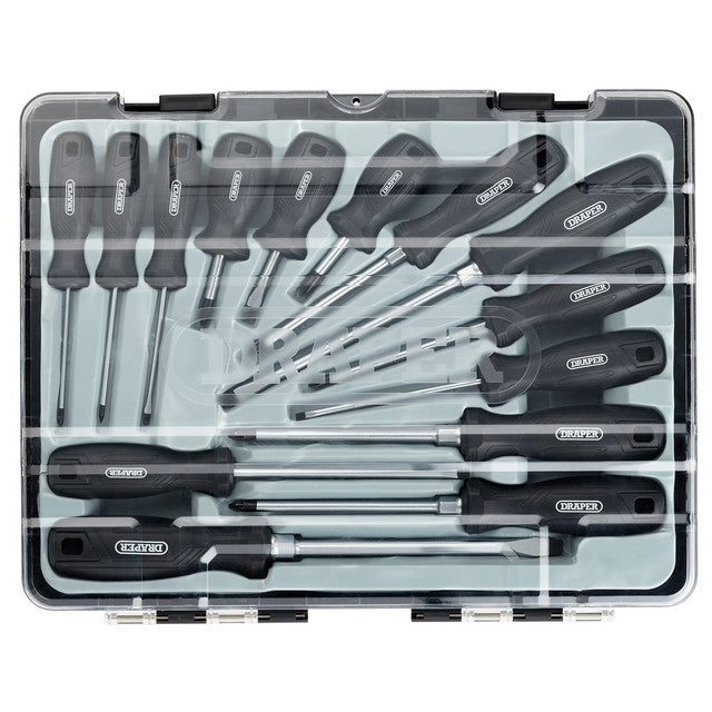 Draper Hard Grip Screwdriver Set 14 Piece