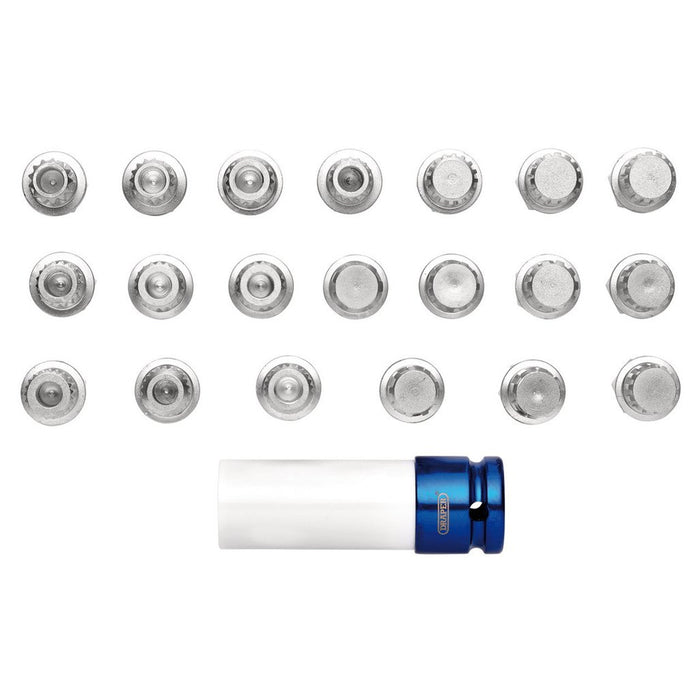 Draper BMW Locking Wheel Socket Set (21 Piece)
