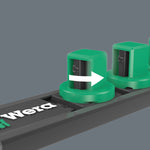 Wera 9660 Magnetic Rail B Impaktor Deep 1 Socket Set, 3/8