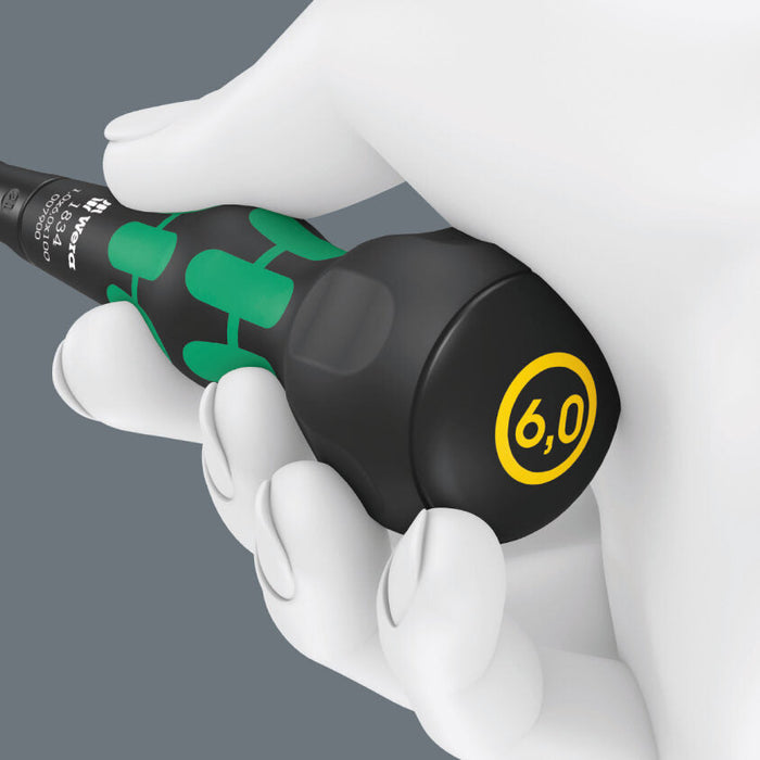 Wera 1834 Kraftform Ball-Grip Slotted Screwdriver 1.0 x 6.0 x 100mm