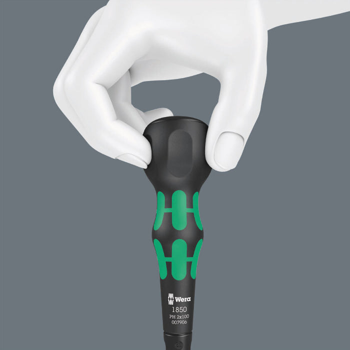 Wera 1850 PH Kraftform Ball-Grip Phillips Screwdriver PH3 x 150mm