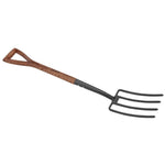 Draper Tools Carbon Steel Garden Fork with Ash Handle