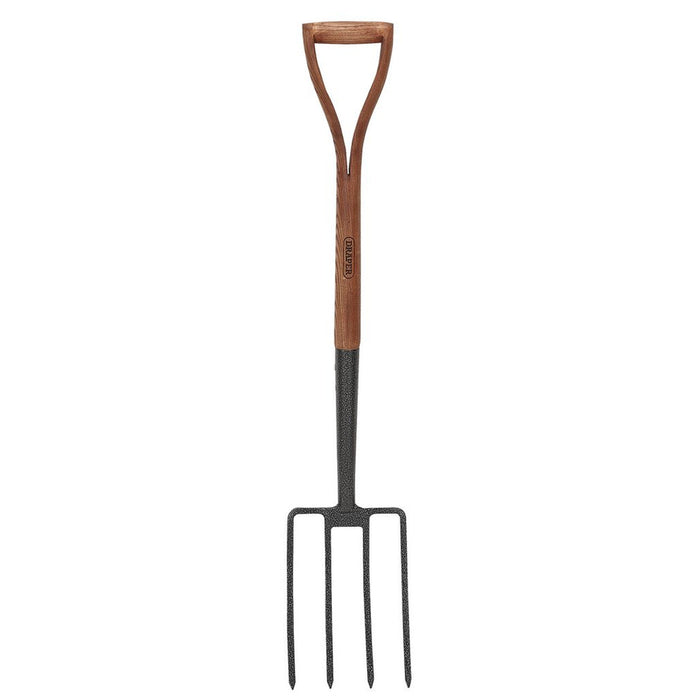 Draper Tools Carbon Steel Garden Fork with Ash Handle