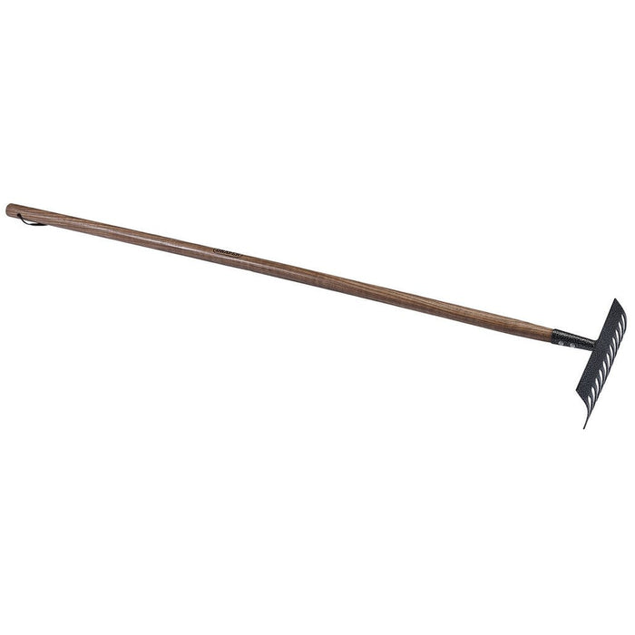 Draper Tools Carbon Steel Garden Rake with Ash Handle 14306
