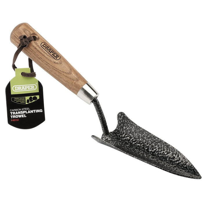 Draper Tools Carbon Steel Heavy Duty Transplanting Trowel with Ash Handle