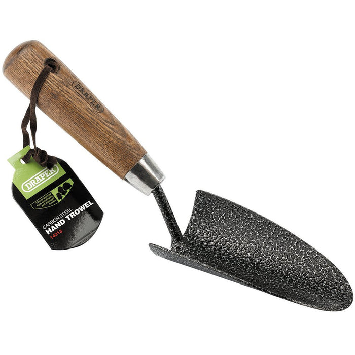Draper Tools Carbon Steel Heavy Duty Hand Trowel with Ash Handle 125mm