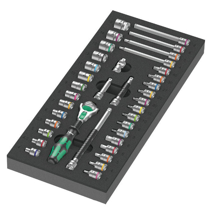 Wera 9720 Foam Insert 8000 A Zyklop 1/4